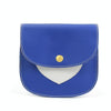 Portable Large Capacity PU Sanitary Napkin Pad Storage Bag(Blue+White)