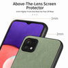 For Samsung Galaxy A22 5G Twill Fabric Leather Skin Back Phone Case(Green)