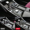 Car Carbon Fiber Gear Position Panel Decorative Sticker for Lexus IS250 2013-, Left Drive B Style