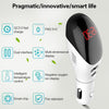 Multifunctional Formaldehyde Removal Air Purifier QC3.0 Car Phone Charger Display Screen (White)