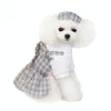 Grey XS Dog/Cat Summer Dress - Breathable Cotton