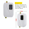 Instant Water Heater Mini Kitchen Quick Heater Household Hand Washing Water Heater EU  Plug(White)