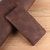 For Samsung Galaxy S24 FE 5G Skin Feel Calf Texture Card Slots Leather Phone Case(Brown)