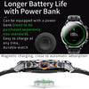 H18 Ultra-Thin Round Ball Screen 1.95 Inch Plug-In Phone Smart Watch 32G(Black)