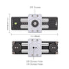PULUZ Close-Up Shooting Desktop Fluid Drag Track Slider Aluminum Alloy Camera Video Stabilizer Rail with 1/4 inch Screw