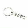 Creative Drive Safe Handsome Words Stainless Steel Keychain Key Rings(Motorcycle)