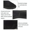 A1 Autumn and Winter Knitted Wool Fleece Thickened Non-slip Boots, Size: 36(Black)