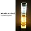 12 LEDs Double Sided Stackable USB Light(Warm White)