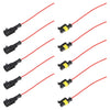 10pcs 1P Car Waterproof Plug Car Connector Plug-In, Length10cm