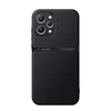 For Redmi 12 4G Litchi Leather Magnetic Full Coverage Shockproof Phone Case(Black)