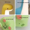 Dinosaur Night Light USB Rechargeable Sleeping Companion Ambient Warm Light(Blue)