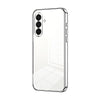 For Samsung Galaxy A36 Transparent Plating Fine Hole Phone Case(Silver)