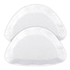 1pair Sneakers Martin Boots Anti-Abrasion Heel Stickers Heel Invisible Self-Adhesive Shoe Stickers, Color: White Thick