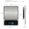 Stainless Steel Food Baking Scale Small Bench Scale Kitchen Electronic Scale English 5kg/0.1g