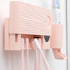 M01 Ultraviolet Sterilization Electric Toothbrush Sterilization Rack Drying Toothbrush Sterilizer, Style:Toothbrush Holder(White)