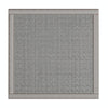 Summer Cattail Woven Cooler Seat Cushion Silk Breathable Chair Cushion, Size: 40x40cm(Coffee)