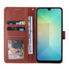 For Samsung Galaxy A26 5G 3-Card Slots Multifunctional Leather Phone Case(Brown)