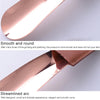 AD201 Portable Short Leather Shoehorn(Rose Gold)