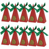 10pcs Christmas Candy Boxes Triangle New Year Party Xmas Gift Paper Packaging Box, Style: Gloves