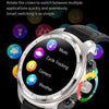 LC19 1.53 inch 2 in 1 Bluetooth Earphone IP67 Waterproof Smart Watch, Support Sleep Monitoring(Black Silver)