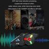 KUQIBAO Motorcycle Helmet Built-in Waterproof Bluetooth Earphone(Soft Microphone)