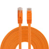 10m CAT6 Ultra-thin Flat Ethernet Network LAN Cable, Patch Lead RJ45 (Orange)