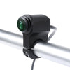 Motorcycle Aluminum Alloy Faucet LED Waterproof Switch Accessories Headlight Switch(Blue Light Black)