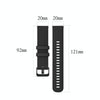 For Garmin Forerunner 245 Small Lattice Silicone Watch Band(Black)