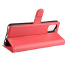 For Galaxy A81 / M60S / Note 10 Lite Litchi Texture Horizontal Flip Protective Case with Holder & Card Slots & Wallet(Red)
