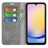 For Samsung Galaxy A26 Retro-skin Magnetic Suction Leather Phone Case(Grey)