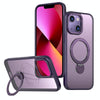 For iPhone 13 Wing Series Gen2 MagSafe Metal Ring Holder Phone Case(Dark Purple)