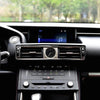 Car Carbon Fiber Central Control Air Outlet Decorative Sticker for Lexus IS250 2013-, Left Drive