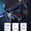 07S Folding Sports Computer Games Wireless Bluetooth V5.0 Headset with Mic (White)