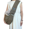 Khaki Pet Carrier Bag for Small Dogs & Cats, 12kg Capacity