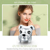 S925 Sterling Silver Beads Cute Schnauzer Platinum Plated Accessories Pendant Loose Beads