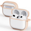 For AirPods 4 Skin Feel Series TPU Hybrid PC Case(Light Desert Gold)