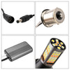 1156/BA15S DC12V 3.7W 81 SMD-3030-LEDs Three Color Car DRL&Turn Light, Length: 2m