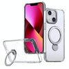 For iPhone 13 Wing Series Gen2 MagSafe Metal Ring Holder Phone Case(Transparent)