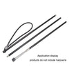 5x10mm Spearfishing Spearfishing Latex Elastic Rubber Band(Black)