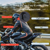 KUQIBAO Motorcycle Helmet Waterproof Bluetooth Headset With Light(Hard Microphone)