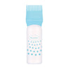 Hair Dyeing Hair Care Dry Cleaning Bottle Squeeze Transparent Rinse Scale Bottle Hairdressing Tools(Blue)