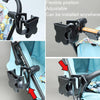 2 In 1 Skeleton Stroller Cell Phone Mug Holder Pushchair Multi-Use Bottle Rack(Black)