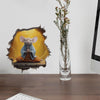 3D Cartoon Mouse Wall Stickers Home Kitchen Animal Decorative Decals, Model: CT70161G-T