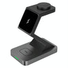 X3 15W 3 in 1 Magnetic Wireless Charger for iPhone, Apple Watch, AirPods(Black)