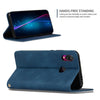 Retro Skin Feel Business Magnetic Horizontal Flip Leather Case for Xiaomi Redmi 7 / Redmi Y3(Navy Blue)