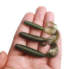 5cm 10pcs /Pack HENGJIA Curved-Tail Soft Dummy Bait Freshwater Fishing Lures(Light Yellow)
