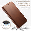 For Samsung Galaxy S25 Ultra 5G Suteni Calf Texture Horizontal Flip Leather Phone Case(Brown)