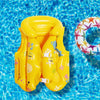 2 PCS PVC Children Inflatable Swimwear Children Life Jacket, Colour: L (Yellow)