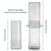 Transparent Plastic Travel Beard Brush Storage Tube