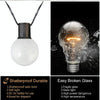 G40 Bulb Bluetooth Smart RGB String Lights Outdoor Decoration, Spec: 5m 25 LEDs-UK Plug